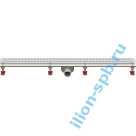 Трап линейный (душевой лоток) ТП-55.1B-1000 с рамкой из нержавеющей стали