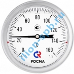 Термометры коррозионностойкие с возможностью гидрозаполнения силиконом (осевое присоединение)